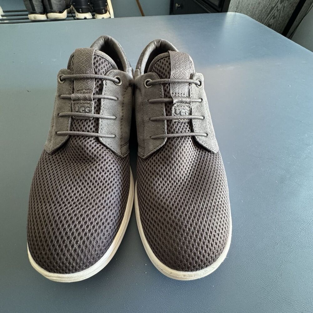UGG Treadlite™ Men's Slip-On Sneakers Gray Mesh & Suede – Size 10 - NEW!
